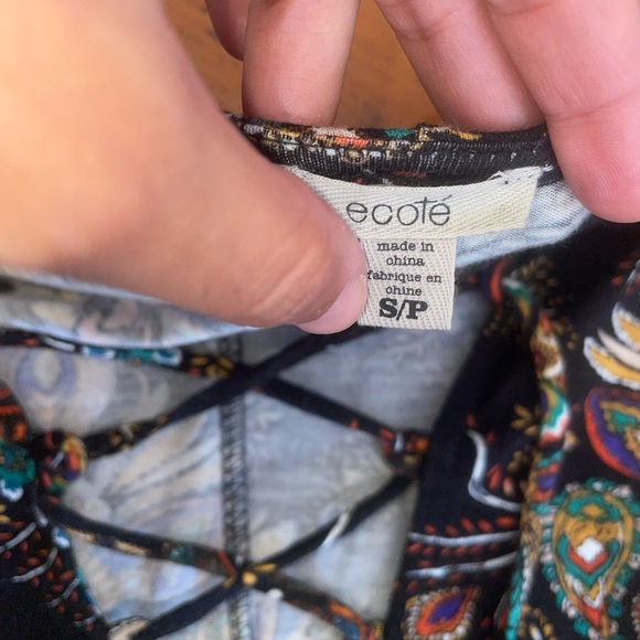 Urban Outfitters Ecoté Long Sleeve Midi Dress - Picture 4 of 4